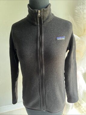 Patagonia dark gray Full-Zip Microfleece Jacket